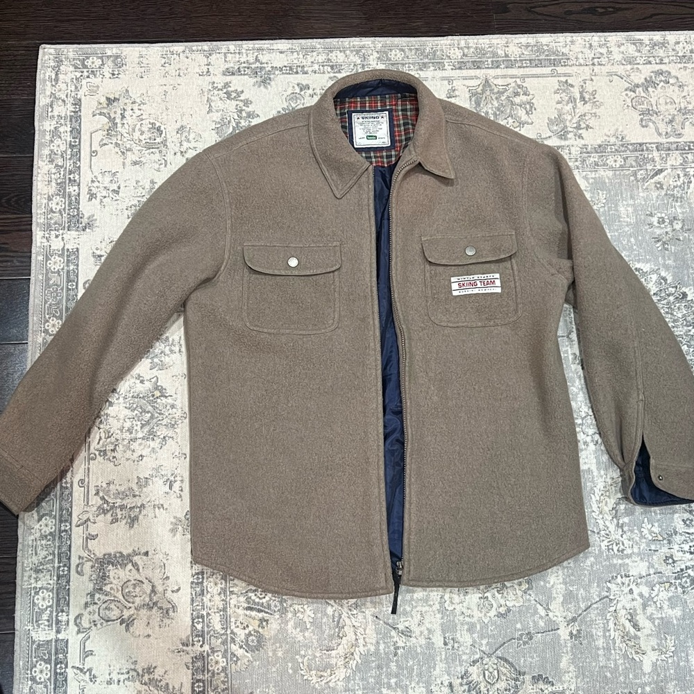 Men’s fleece-style shacket